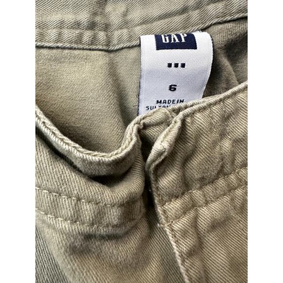 🌻 4/$25 GAP Cargo Style Wide Leg Pants, Y2K, Olive Green, Women's size 6 - Picture 5 of 5